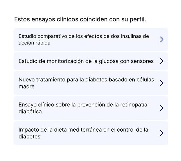 2. Reciba una lista de ensayos